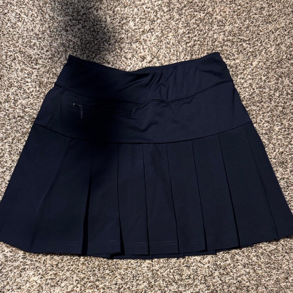 Gg Blue Navy Pleated Golf Skirt Size Small